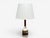 Gordon & Jane Martz, Table Lamp, Walnut, Beige Ceramic, Usa, 1960s For Sale - Image 11 of 11
