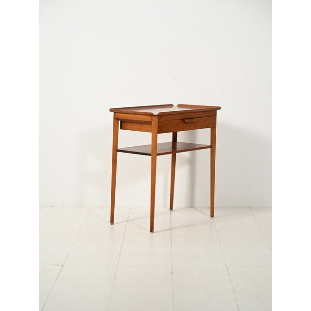 Scandinavian Teak Bedside Table by Bertil Fridhagen for Bodafors, 1950s For Sale - Image 3 of 9
