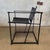 Metal 1990s Post Modern Black Leather and Metal Armchair #4 Attributed to Radbound Van Beekum for Pastoe For Sale - Image 7 of 12