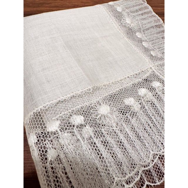 A timeless pair of vintage lace handkerchiefs. Hand laundered and pressed. 11” square Handkerchiefs are a thoughtful gift...