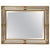 French Directoire Gilded Carved Wood Wall Mirror, 1940s For Sale - Image 15 of 18
