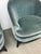 Sky Blue Richard Mishaan for Bolier & Co. Velvet Club Chairs, Pair For Sale - Image 8 of 12