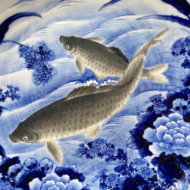 Large porclain Wall decorative Plate diameter 41 cm.