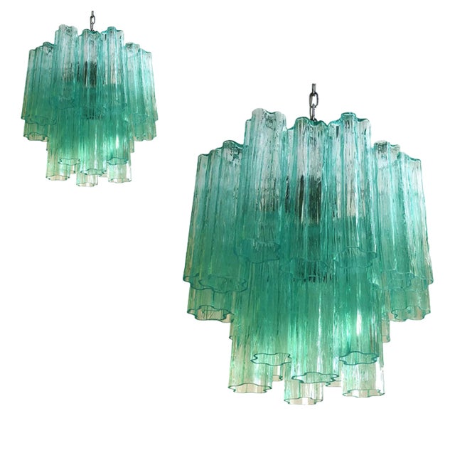Murano Glass Sputnik Chandeliers by Simoeng, Set of 2 For Sale