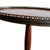 Antique French Neoclassical Mahogany Sunburst Inlaid Oval Side Table With Pierced Brass Gallery, Circa 1900 For Sale - Image 10 of 14