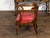 English Regency Period 19th Century Mahogany Horseshoe Back Upholstered Armchair For Sale - Image 9 of 11
