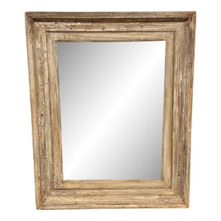 Rustic Pine Wood Wall Mirror For Sale