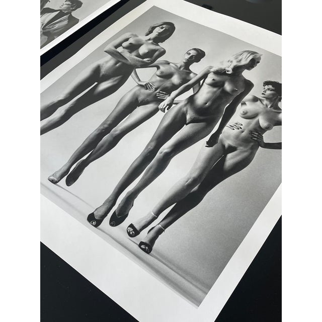 Modern "Sie Kommen Nude, Paris 1981" by Helmut Newton Vintage Silver Gelatin Print For Sale - Image 3 of 11