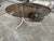 1990s Coffee Oval Table with Metal Legs and Smoky Glass Top, 1990s For Sale - Image 5 of 10