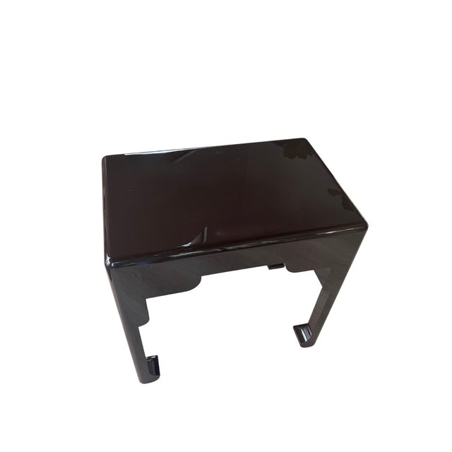 The Large Gazebo Side Table in chocolate brown is a high-gloss, handmade piece crafted in Vietnam using the traditional...