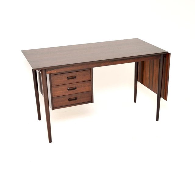 Vintage Danish Drop Leaf Desk, 1960s For Sale - Image 13 of 13