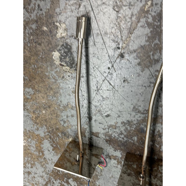 Metal Porta Romana Nomad Collection Jordan Wall Lights, Pair For Sale - Image 7 of 12