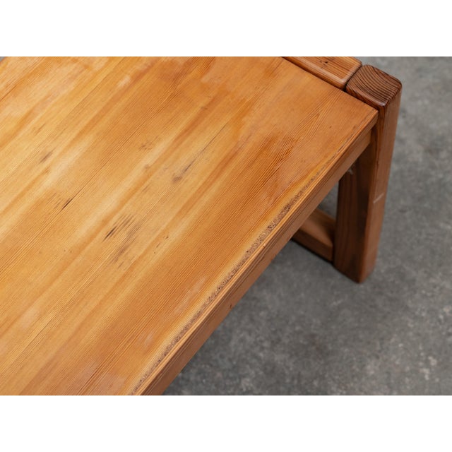 Habitat Pine Coffee Table with Jute Magazine Rack, 1980s For Sale - Image 6 of 9