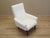 Brown Danish White Armchair, 1970s For Sale - Image 8 of 10
