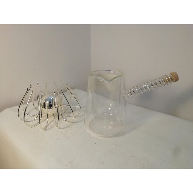 Lino Sabattini Peyrano Chocolate Pot and Medusa Food Warmer by Lino Sabattini, 1990s, Set of 2 For Sale - Image 4 of 15