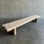 Mid-Century Modern Vintage Wood Plank Bench For Sale - Image 3 of 9
