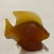 Amber 20th Century Satin Glass Koi Gold Fish Figurine For Sale - Image 8 of 9