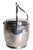 Mid-Century Modern Mid 20th Century Hollywood Regency Art Deco Mod Century Silver Plate Ice Bucket With Glass Liner by Wilcox For Sale - Image 3 of 10