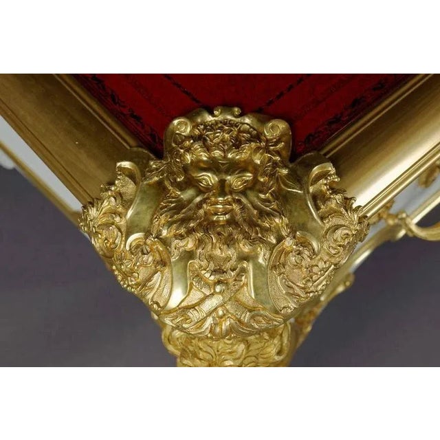 20th Century Bureau Plat or Writting Table in Style of Andre Charles Boulle For Sale - Image 3 of 11