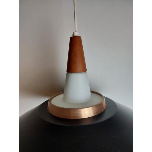 Vintage Danish Pendant Lamp, Denmark, 1960 For Sale - Image 5 of 10