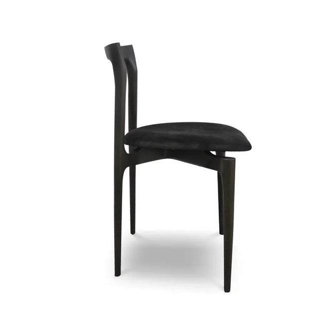 Grey Dining Chair by Collector For Sale - Image 4 of 5