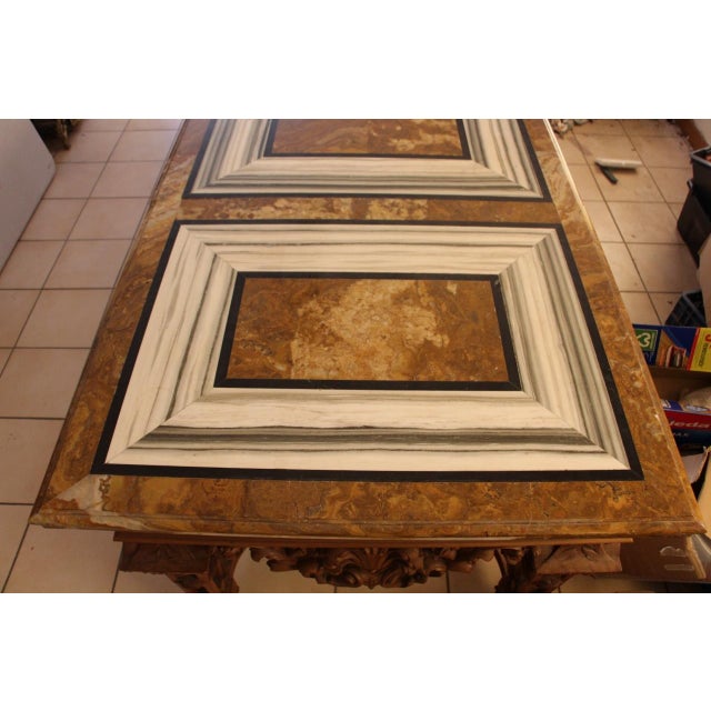 Console Table in Carved Wood For Sale - Image 17 of 18