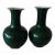 Pair of 19th Century Chinese Green Porcelain Vases For Sale