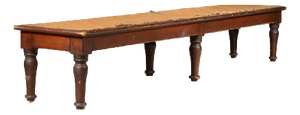 Victorian Country House Stained Pine Ottoman, 1880s