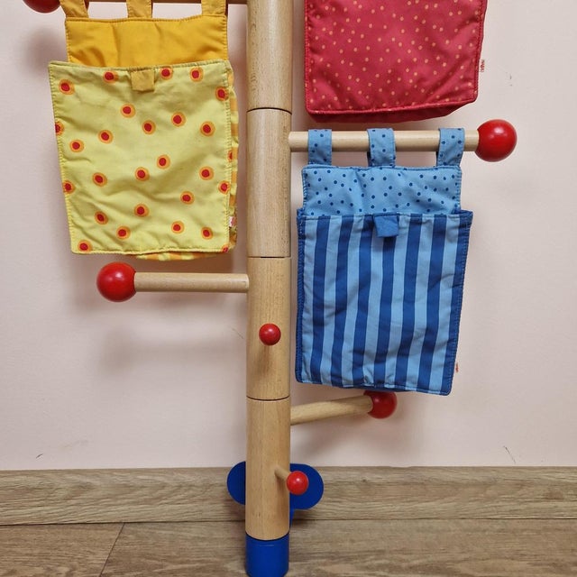 Vintage Chests of Drawers and Wall Hanger from Haba, 1990s, Set of 3 For Sale - Image 11 of 14