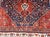 Early 20th Century Antique Persian Shiraz Rug With Tri-Medallion Geometrics in Royal Blue and Red For Sale - Image 10 of 13