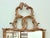 Labarge LaBarge La Barge Carved Italian Rococo Style Ornate Mirror With Distressed Finish 73" Tall For Sale - Image 4 of 5