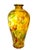 Modern Mid 20th Century Tall Yellow Hand-Blown Glass Bottle in Murano Style For Sale - Image 3 of 17