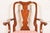 Henkel Harris Queen Anne Solid Cherry Wood Armchair or Dining Captain Chair For Sale In South Bend - Image 6 of 11