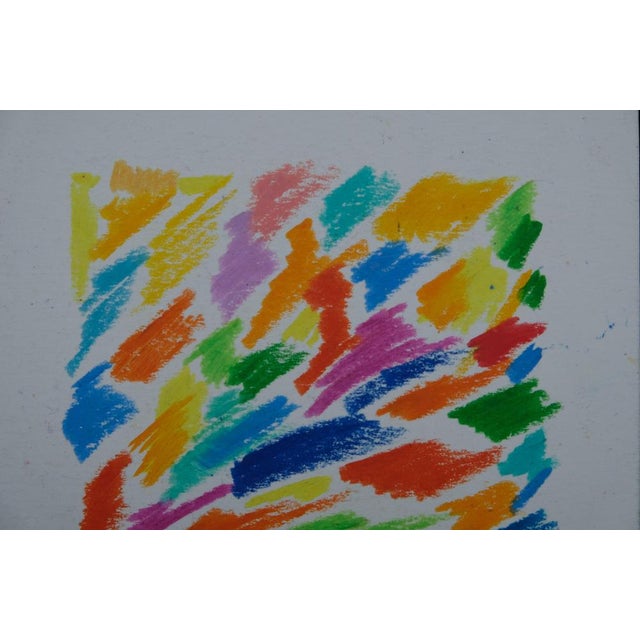 Modern Françoise Galle, Abstract Road, 1940, Pastel on Paper For Sale - Image 3 of 6