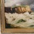 Mid-Century Modern Mid-Century Oil on Board Iberian Seascape in Gilt Frame by Lanas For Sale - Image 3 of 12