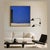 A bold dialogue between calm and contrast. This original square painting features an intense cobalt blue, softened by...