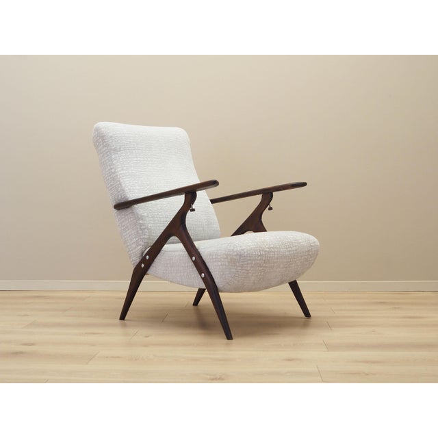 Brown Beech Armchair, Italy, 1970s For Sale - Image 8 of 18