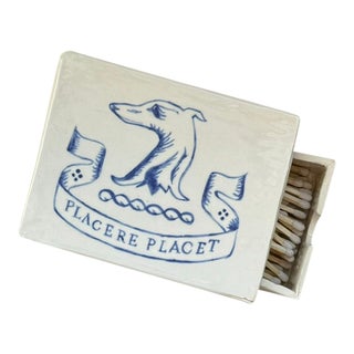London Restaurant Ceramic Matchbox For Sale