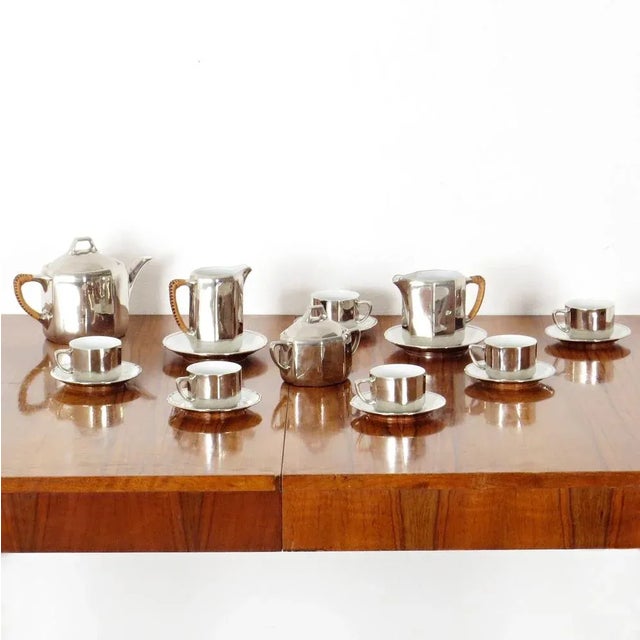Tea Service, 1950s, Set of 18 For Sale - Image 3 of 3