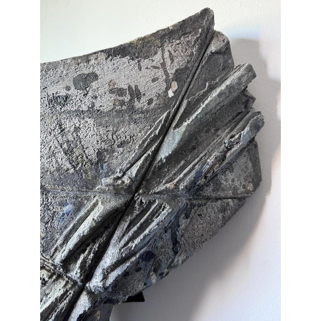 Blue Patrick Rollet, Large Abstract Sandstone Sculpture, 100cm For Sale - Image 8 of 13