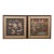 Late 20th Century Pair of Thai Celestial Figure Paintings on Fabric, Gilt Frames For Sale