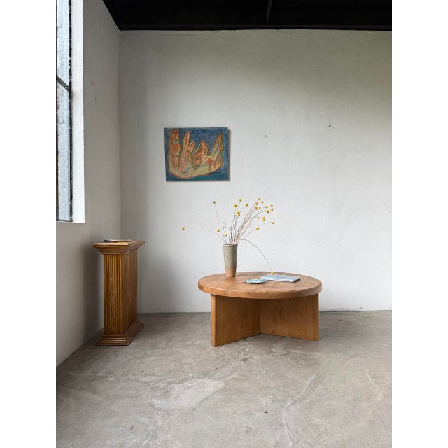 Modernist Elm Coffee Table, 1950s For Sale - Image 4 of 18