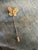 Victorian Vintage Mesh Gold Butterfly Pin For Sale - Image 3 of 3