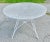 Vintage Mid Century Modern Iron Mesh Patio Table For Sale - Image 12 of 12