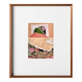 "Into the Sun 4" Original Mixed-Media Collage on Paper by Zac Woodiel For Sale