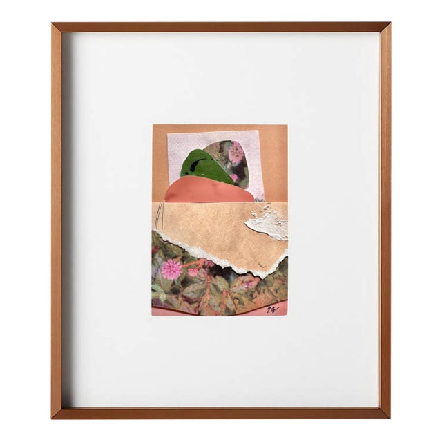 "Into the Sun 4" Original Mixed-Media Collage on Paper by Zac Woodiel For Sale