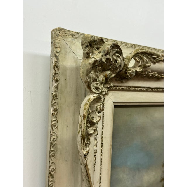 Traditional F. Stoltenberg Wooded Landscape With Trail to Cottage For Sale - Image 3 of 6