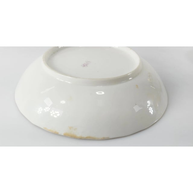 White Antique Georgian English Royal Crown Derby Teacup and Saucer Set- 2 Pieces For Sale - Image 8 of 13