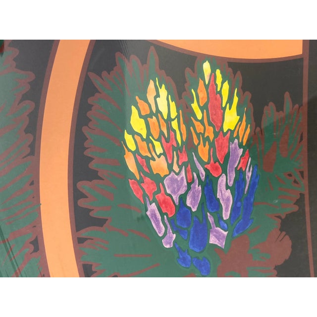 Paper Rick Hills Serigraph Vancouver Tropical Print For Sale - Image 7 of 12