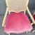 Wood Vintage French Provincial Pink Velvet and Cain Back Chairs - A Pair For Sale - Image 7 of 11
